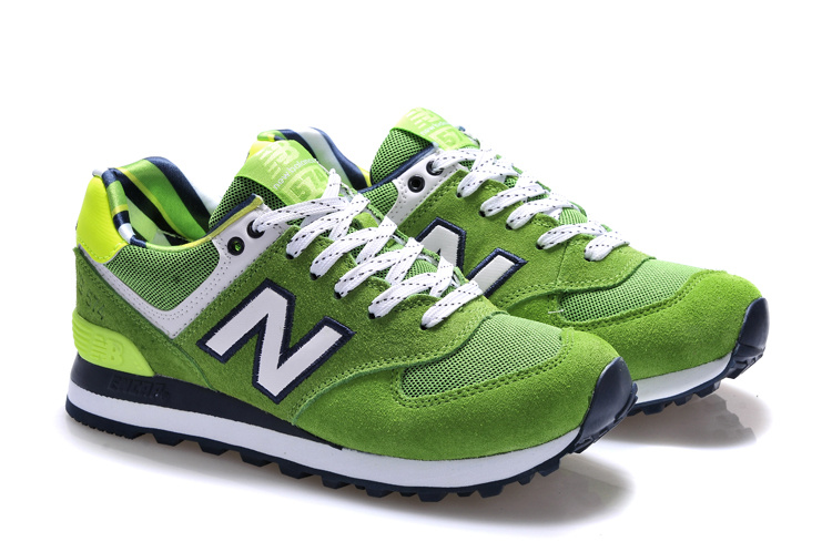 Chaussure New Balance Running 574 Vert Femme Pas Cher